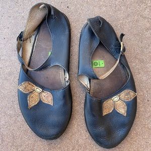 Softstar barefoot mary jane slippers leather